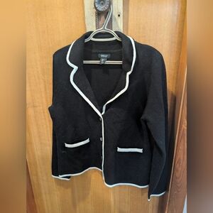 Jones New York Classic Black Sweater